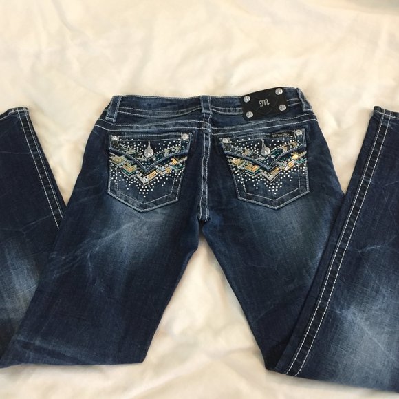 Miss Me Signature Rise Boot Cut Jeans (NWOT; size 28) - Picture 15 of 16